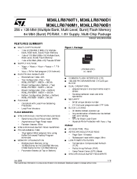 Datasheet M36LLR8760B1 производства STMicroelectronics