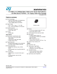 Datasheet M36P0R9070E0 производства STMicroelectronics