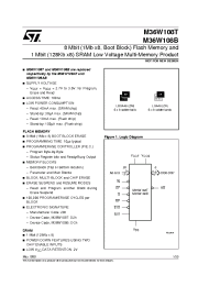 Datasheet M36W108B100ZM5T производства STMicroelectronics