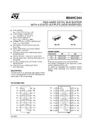 Datasheet M54HC244D производства STMicroelectronics