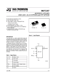 Datasheet M87C257 manufacturer STMicroelectronics