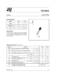 Datasheet P0130 manufacturer STMicroelectronics