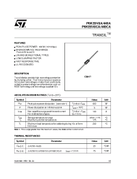Datasheet P6KE200CA производства STMicroelectronics
