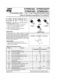 Datasheet P6NC80 производства STMicroelectronics