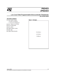 Datasheet PSD401A1-C-70L manufacturer STMicroelectronics
