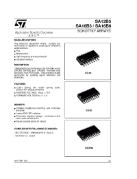 Datasheet SA12B5 производства STMicroelectronics