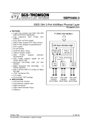 Datasheet SBPH400-3 производства STMicroelectronics