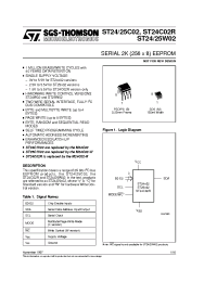Datasheet ST24C02B6TR производства STMicroelectronics