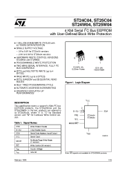 Datasheet ST24C04B6TR производства STMicroelectronics