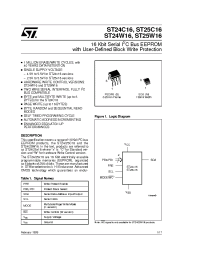 Datasheet ST24W16B3TR производства STMicroelectronics