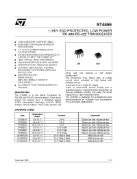 Datasheet ST485EXD manufacturer STMicroelectronics