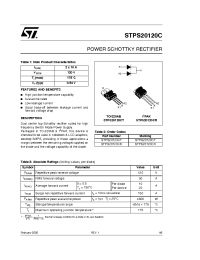 Datasheet STPS20120C manufacturer STMicroelectronics