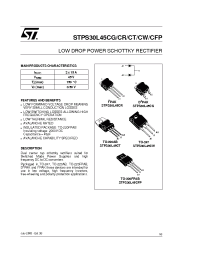 Datasheet STPS30L45CFP manufacturer STMicroelectronics