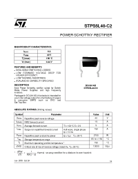 Datasheet STPS5L40C2 manufacturer STMicroelectronics