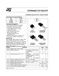 Datasheet STPS640C manufacturer STMicroelectronics