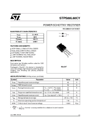 Datasheet STPS80L60 manufacturer STMicroelectronics