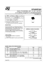 Datasheet STS2DPF20V manufacturer STMicroelectronics