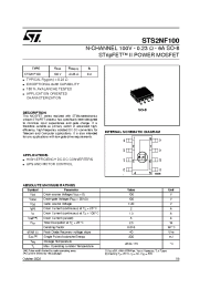 Datasheet STS2NF100 manufacturer STMicroelectronics