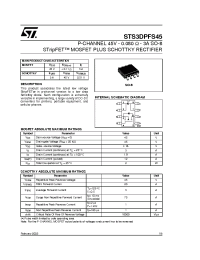 Datasheet STS3DPFS45 manufacturer STMicroelectronics