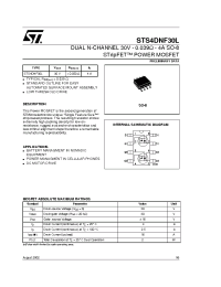 Datasheet STS4DNF30L manufacturer STMicroelectronics