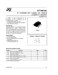 Datasheet STT4NF30L manufacturer STMicroelectronics