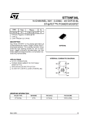 Datasheet STT5NF30L manufacturer STMicroelectronics