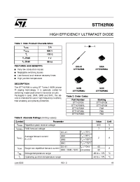 Datasheet STTH2R06RL manufacturer STMicroelectronics