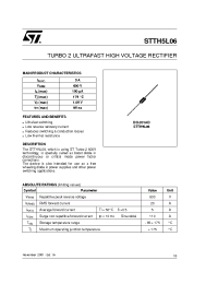 Datasheet STTH5L06 manufacturer STMicroelectronics
