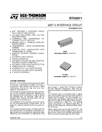 Datasheet STU2071B1 manufacturer STMicroelectronics