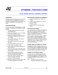 Datasheet STV0680B manufacturer STMicroelectronics