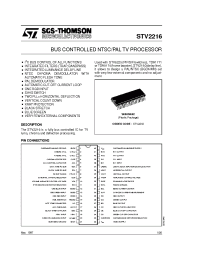 Datasheet STV2216 manufacturer STMicroelectronics