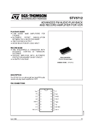 Datasheet STV5712 manufacturer STMicroelectronics