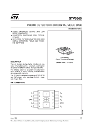 Datasheet STV5805D manufacturer STMicroelectronics