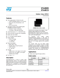 Datasheet STW8009BS3 manufacturer STMicroelectronics