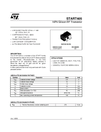 Datasheet T405 manufacturer STMicroelectronics