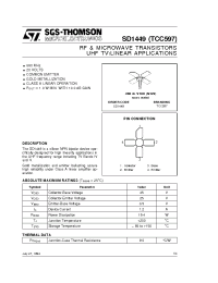 Datasheet TCC597 производства STMicroelectronics