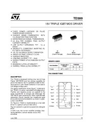 Datasheet TD300N производства STMicroelectronics