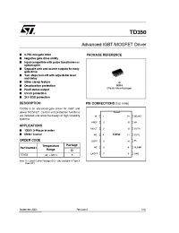 Datasheet TD350I производства STMicroelectronics