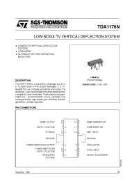 Datasheet TDA1170N производства STMicroelectronics