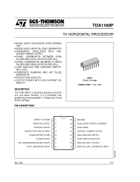 Datasheet TDA1180 производства STMicroelectronics