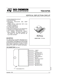 Datasheet TDA1675A производства STMicroelectronics