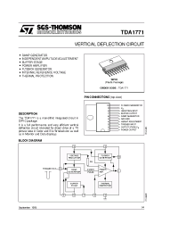 Datasheet TDA1771 производства STMicroelectronics