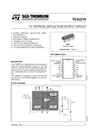 Datasheet TDA2270 производства STMicroelectronics