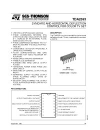 Datasheet TDA2593 производства STMicroelectronics