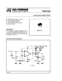 Datasheet TDA7235 производства STMicroelectronics