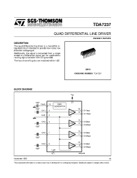 Datasheet TDA7237 производства STMicroelectronics