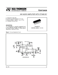 Datasheet TDA7245A производства STMicroelectronics