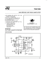 Datasheet TDA7256 производства STMicroelectronics