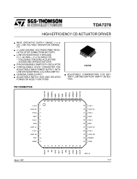 Datasheet TDA7278 производства STMicroelectronics