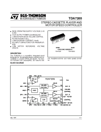 Datasheet TDA7285 производства STMicroelectronics